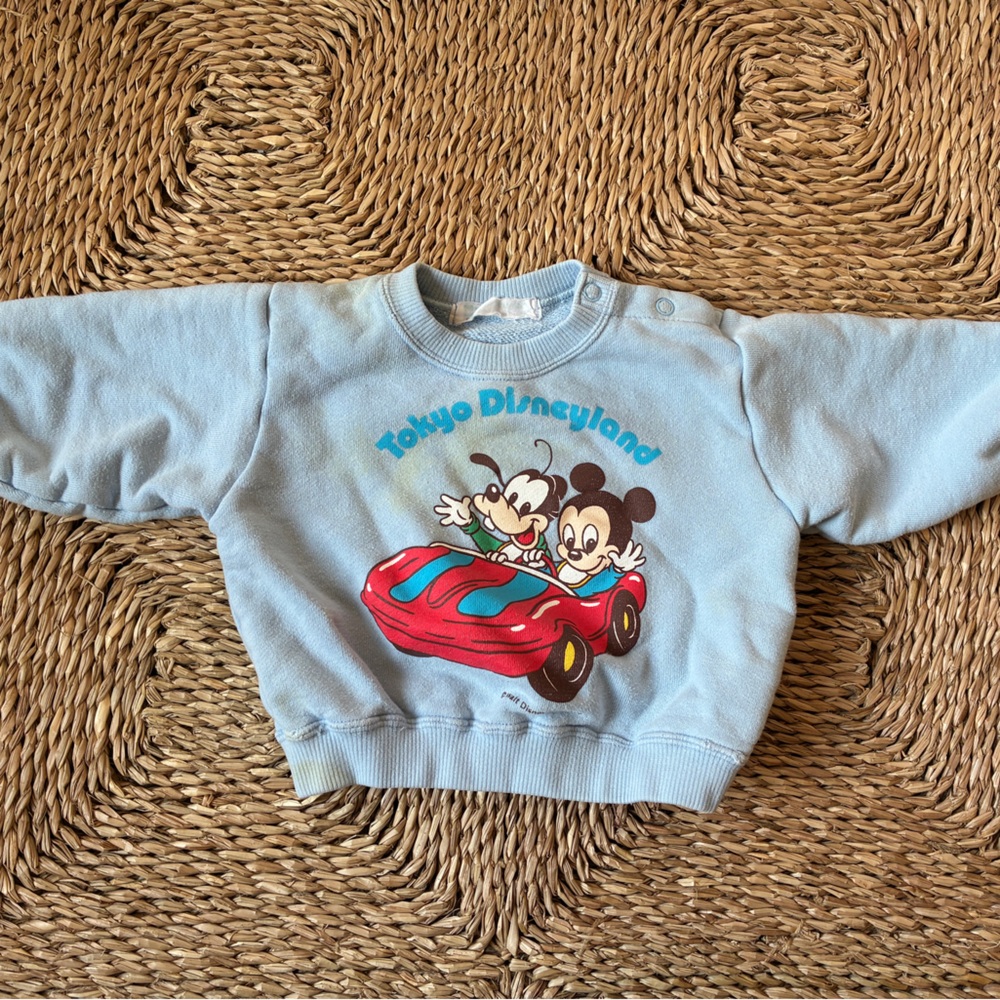 Vintage Tokyo Disneyland baby sweatshirt